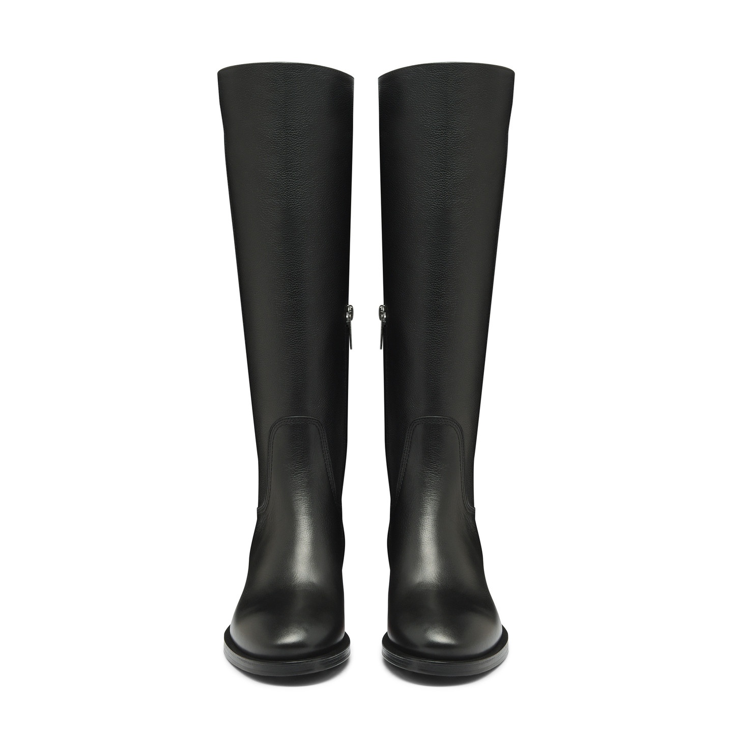 Women's black suede boot - 4