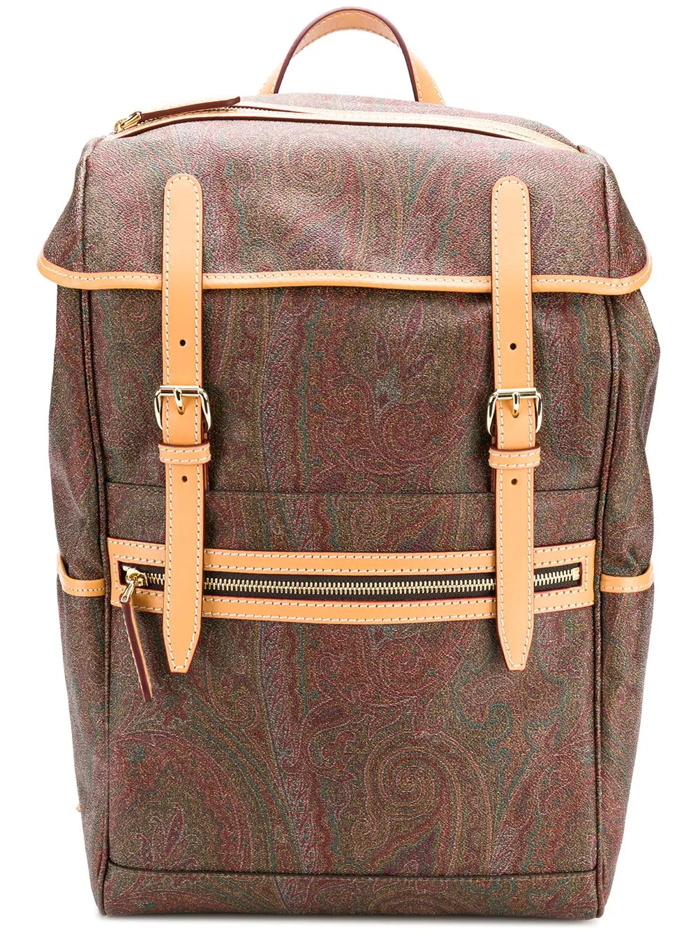 paisley print backpack - 1