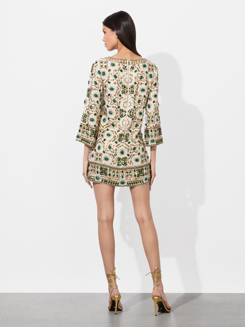 Alice + Olivia ELEONORA EMBELLISHED TUNIC DRESS outlook