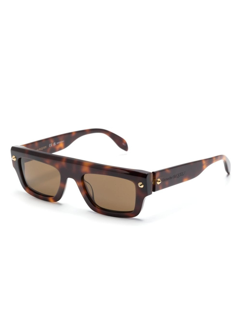 Alexander McQueen spike studs tinted sunglasses outlook