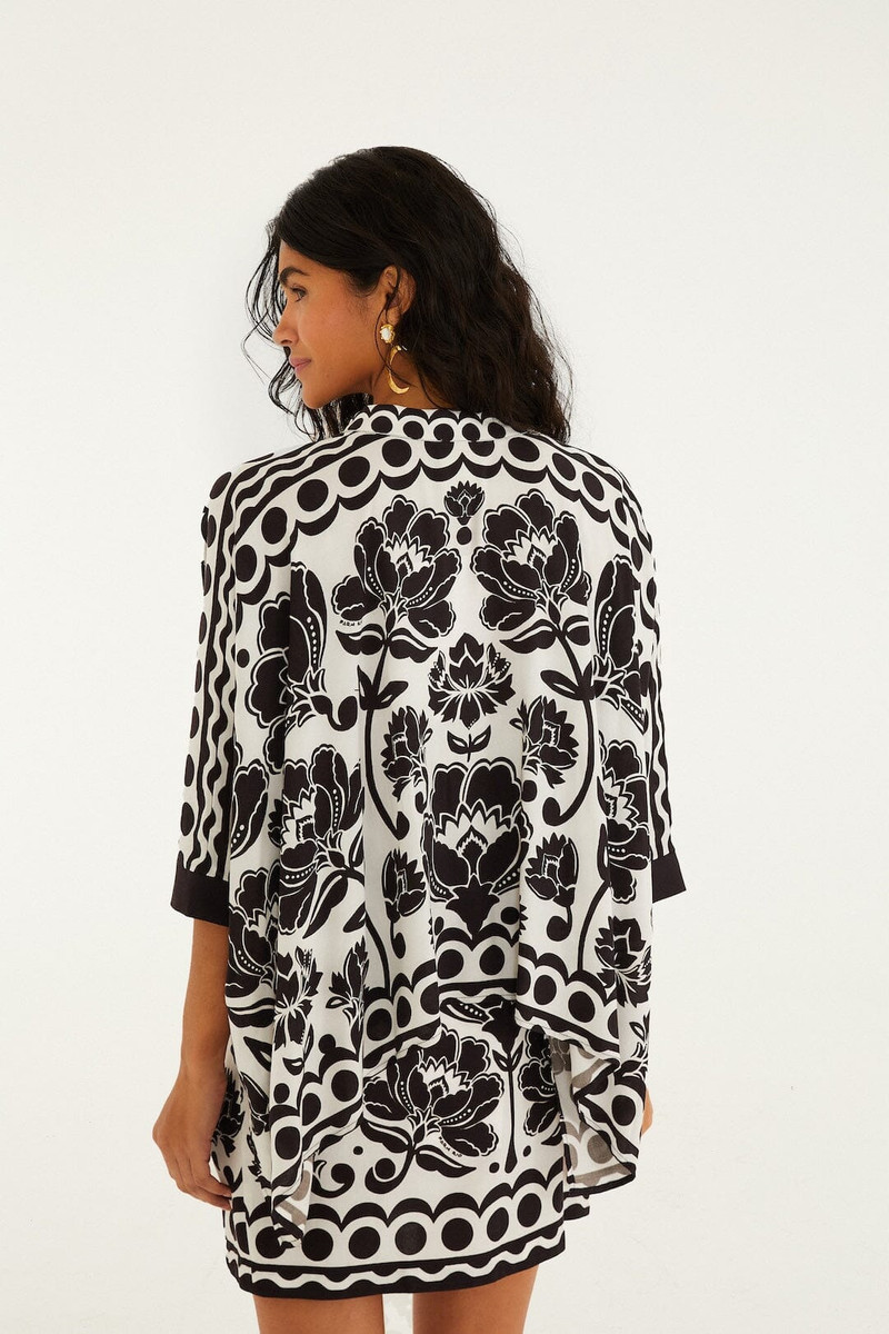 Off-White Floral Arabesque Buttoned Shirt 4