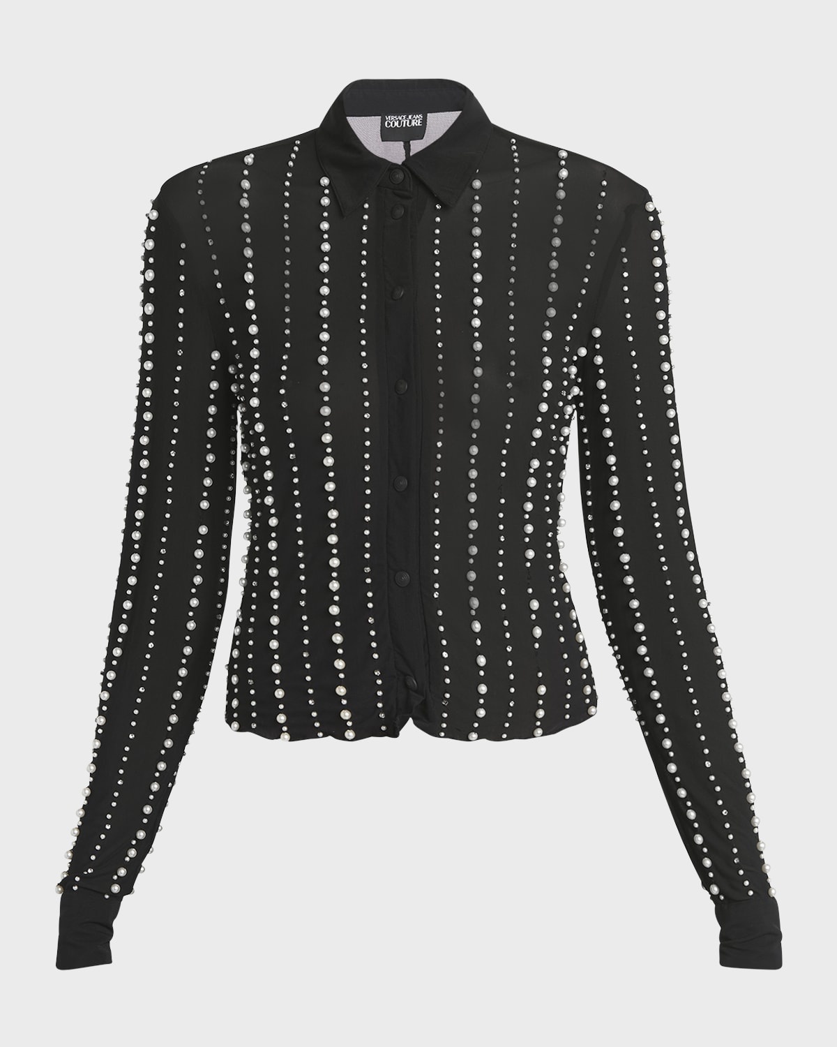 Embellished Long-Sleeve Shirt - 1