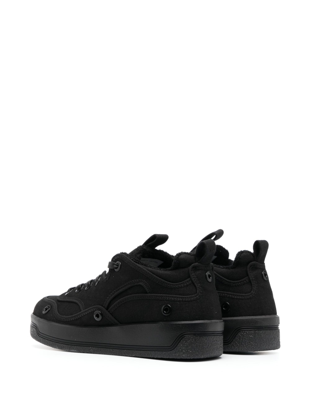 logo-print tongue sneakers - 3
