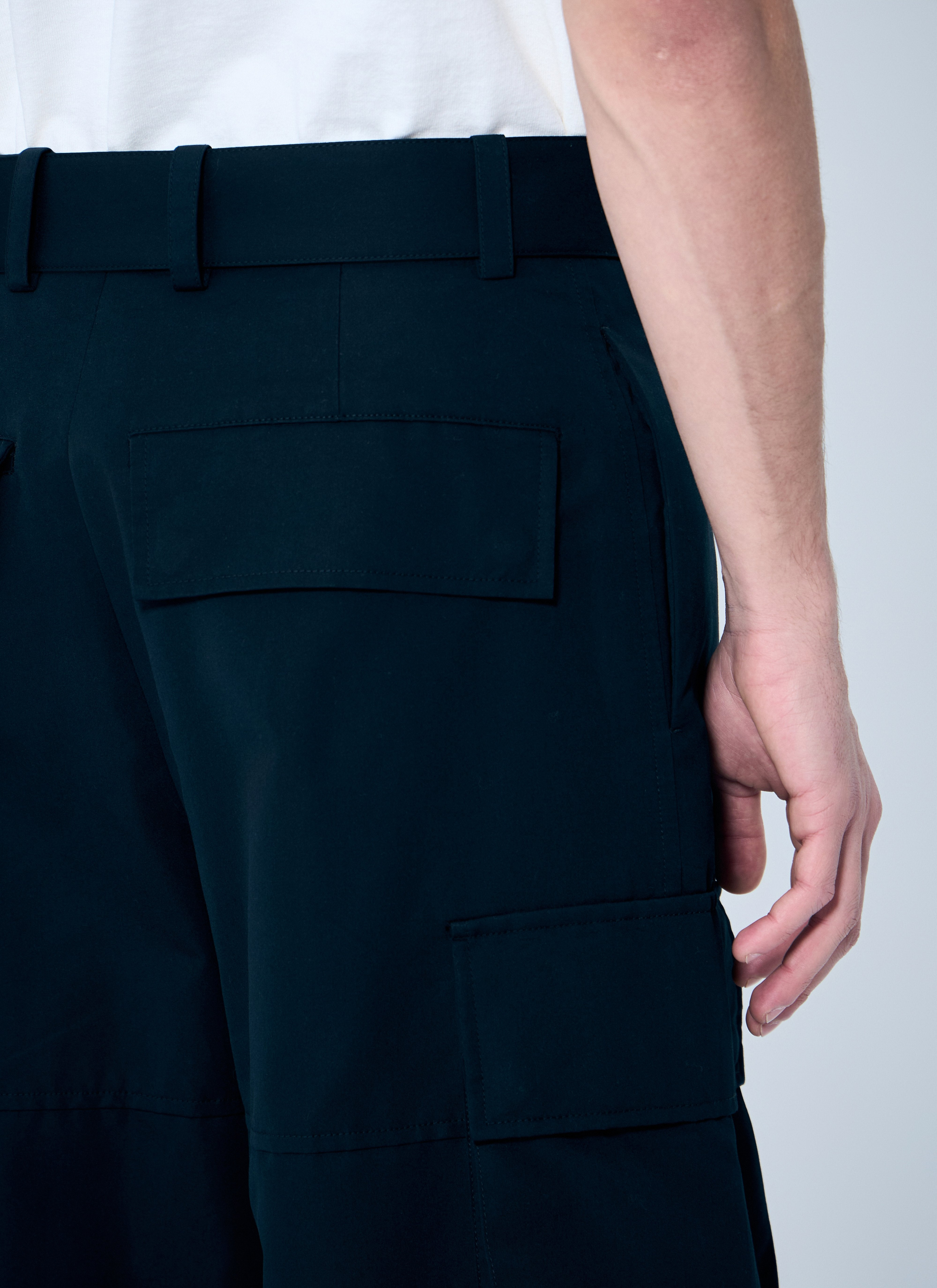 Jil Sander Men Belted Cargo Pants - 6