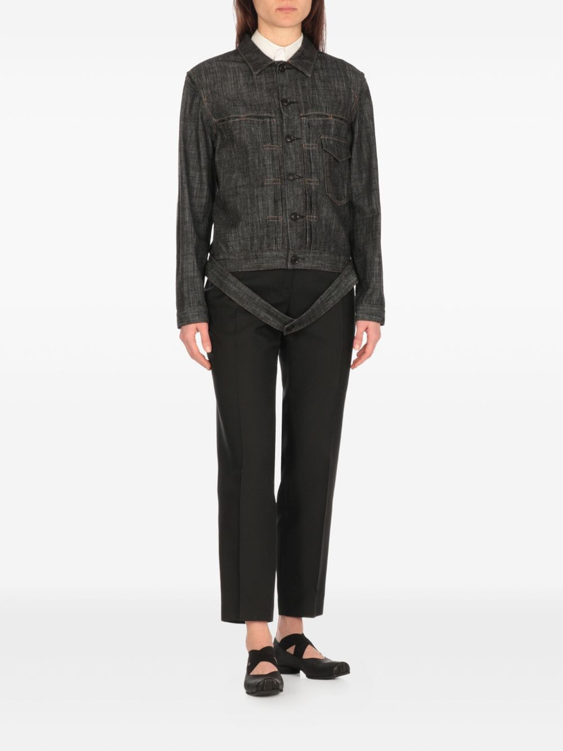 Y's button-fastening flap-pocket jacket outlook