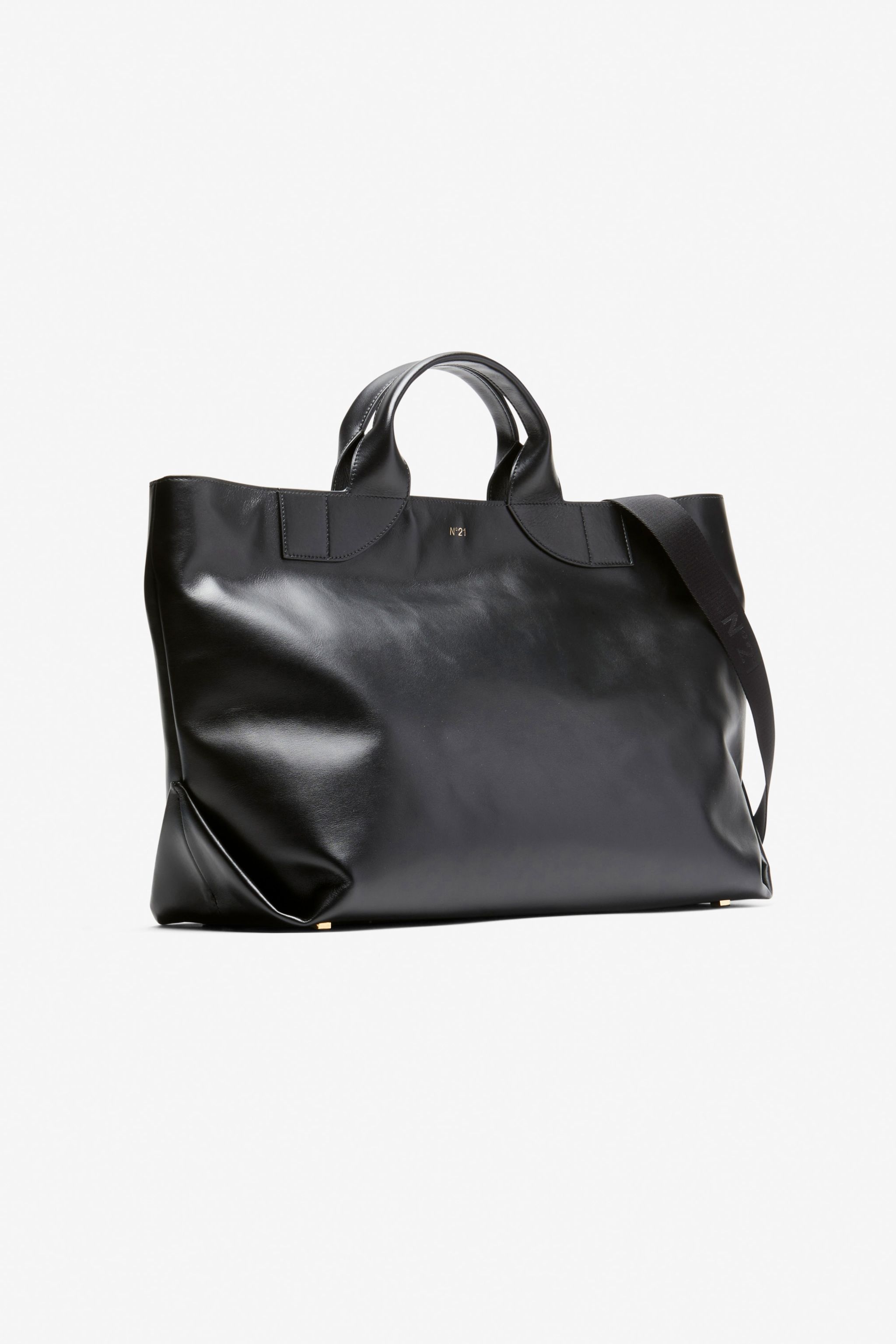 LARGE LEATHER SHOPPING BAG - 3