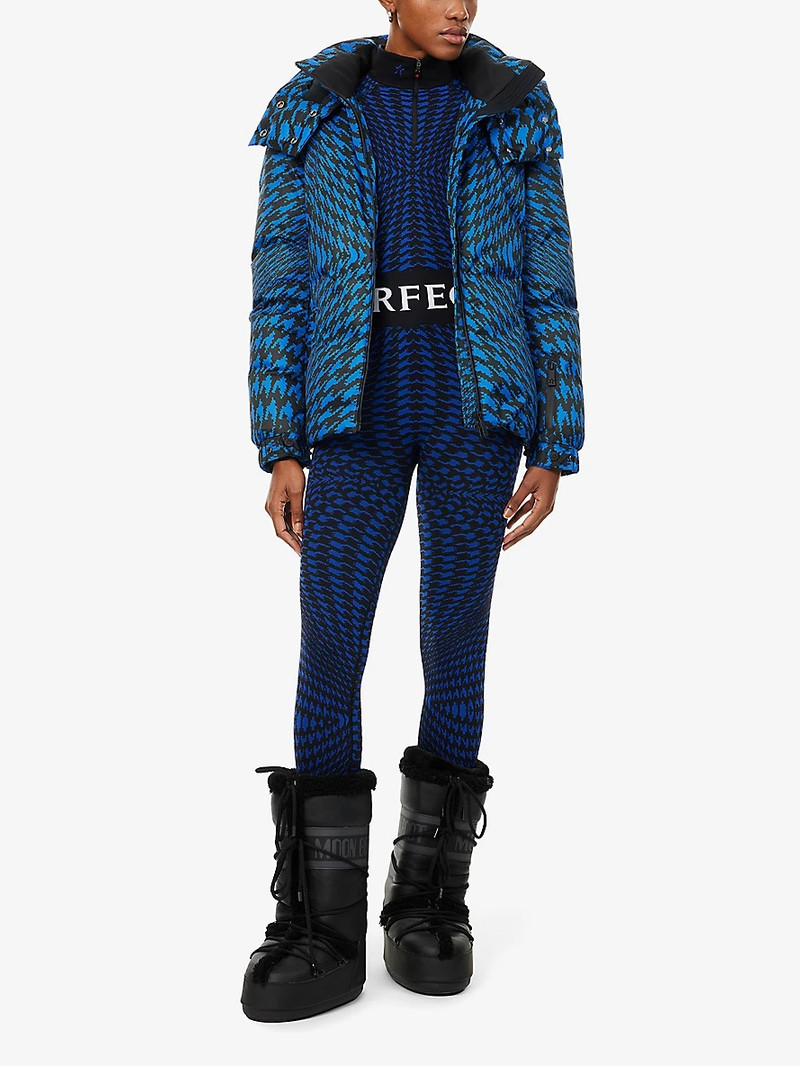 PERFECT MOMENT Candice hooded regular-fit shell-down jacket outlook