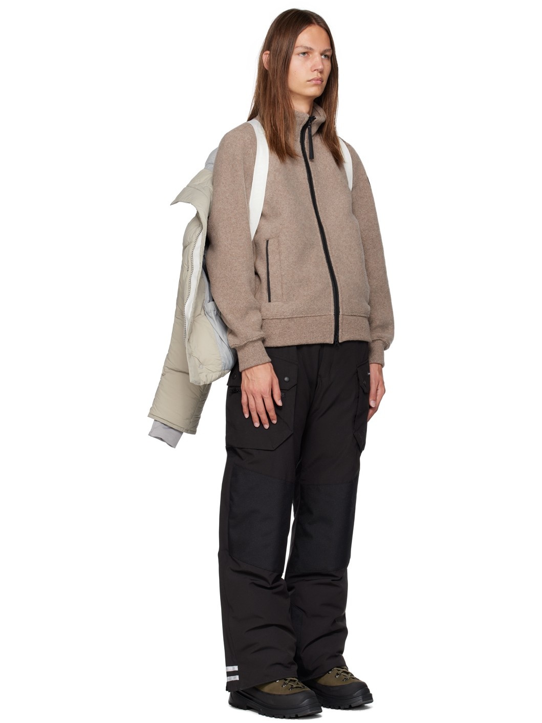 Taupe Everett Down Jacket - 5