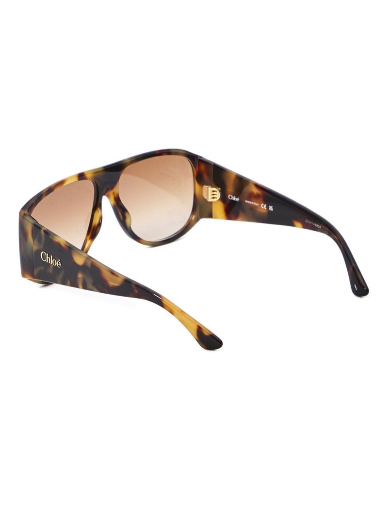 Chloé tortoiseshell gradient sunglasses outlook