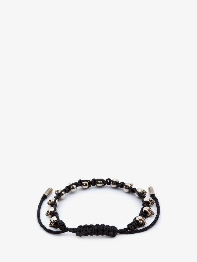 Multi Skull Bracelet in Black - 2