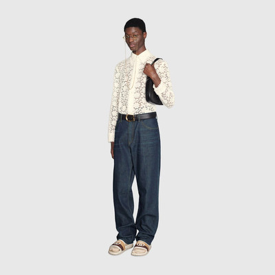 GUCCI Eco washed organic denim pant outlook