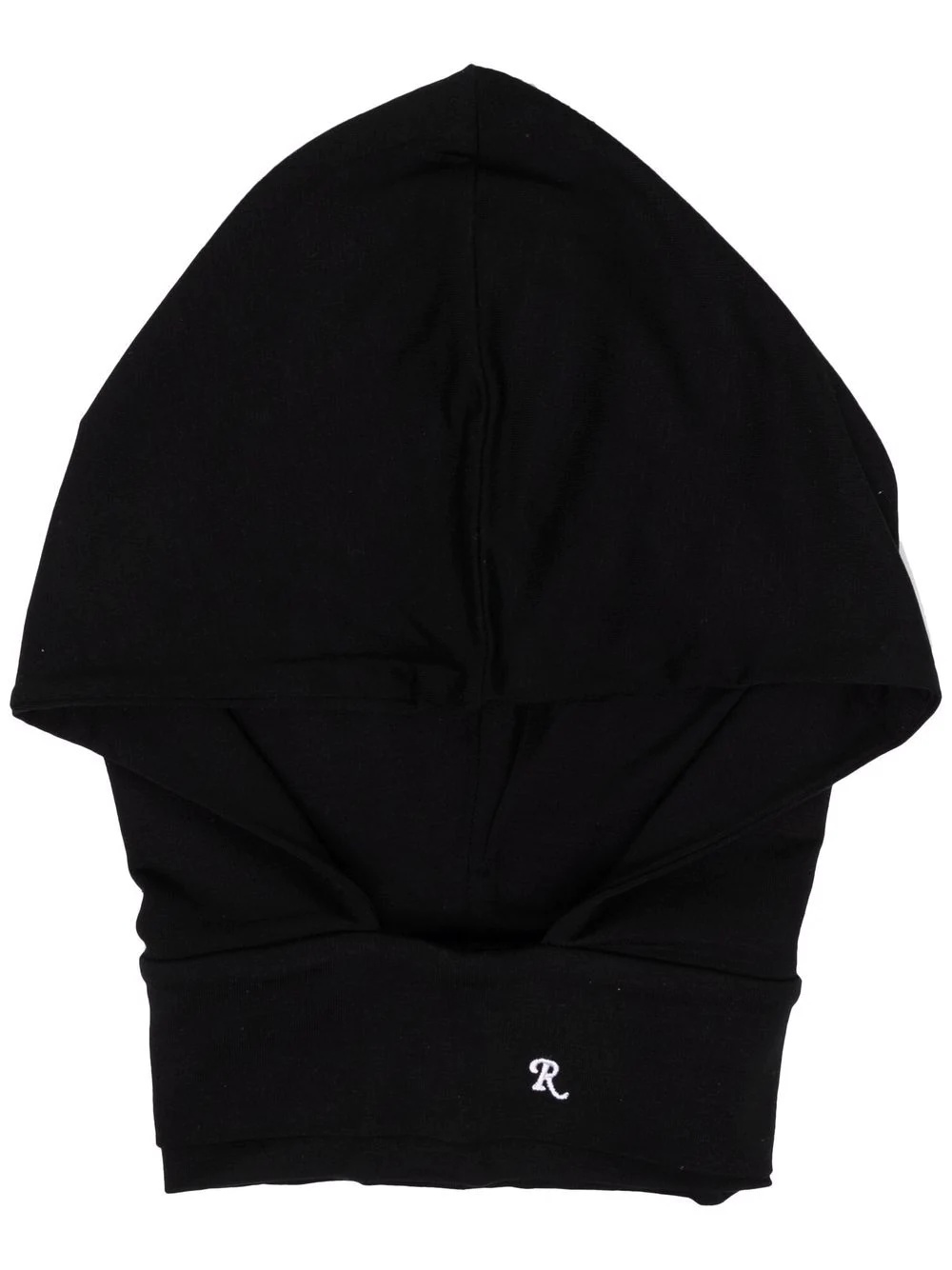 logo embroidered balaclava hat - 1