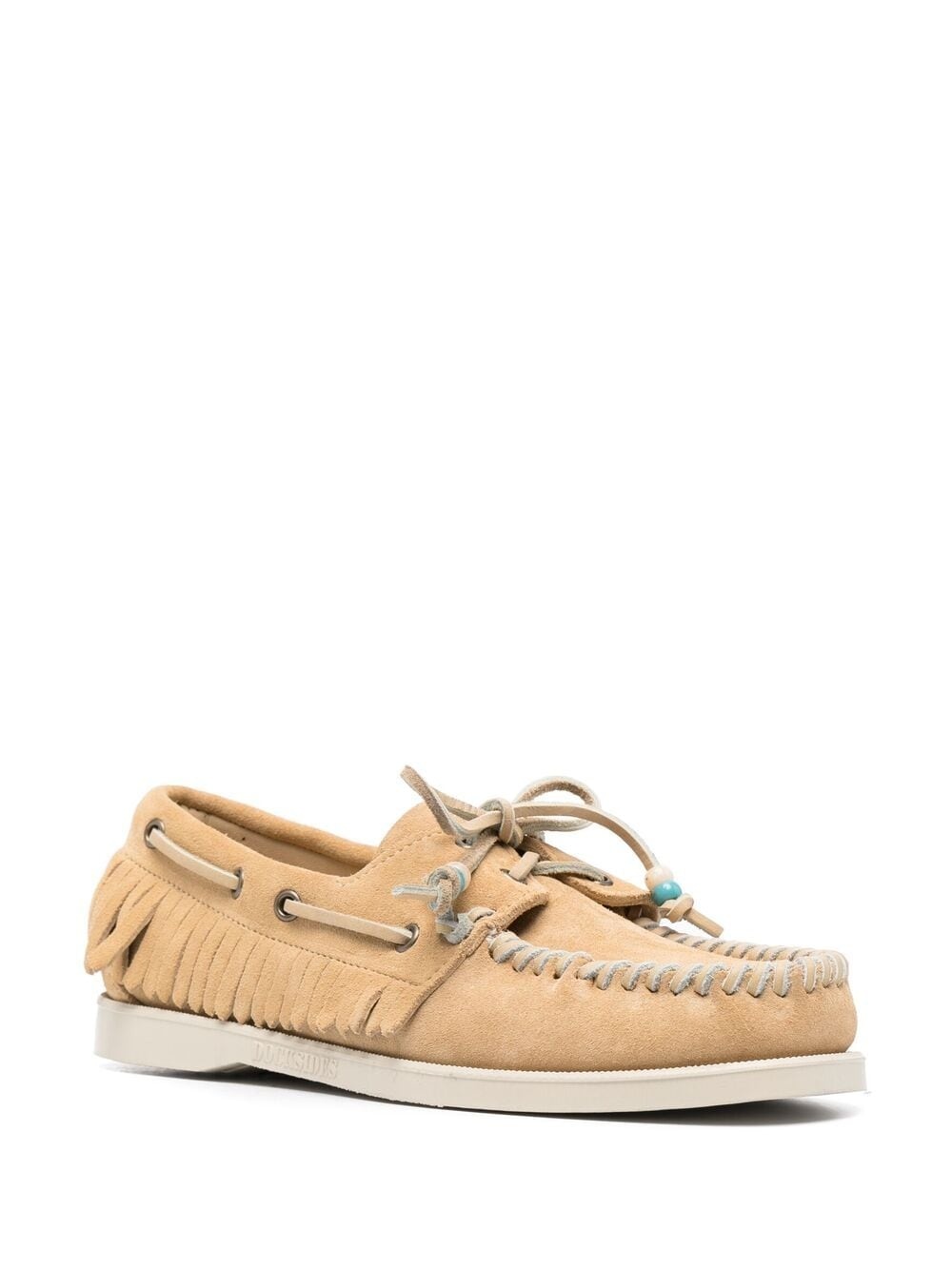 fringed beaded boat shoes - 2