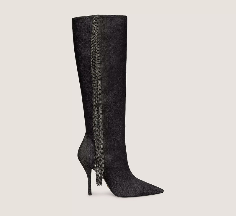 CRYSTAL FRINGE BOOT 1