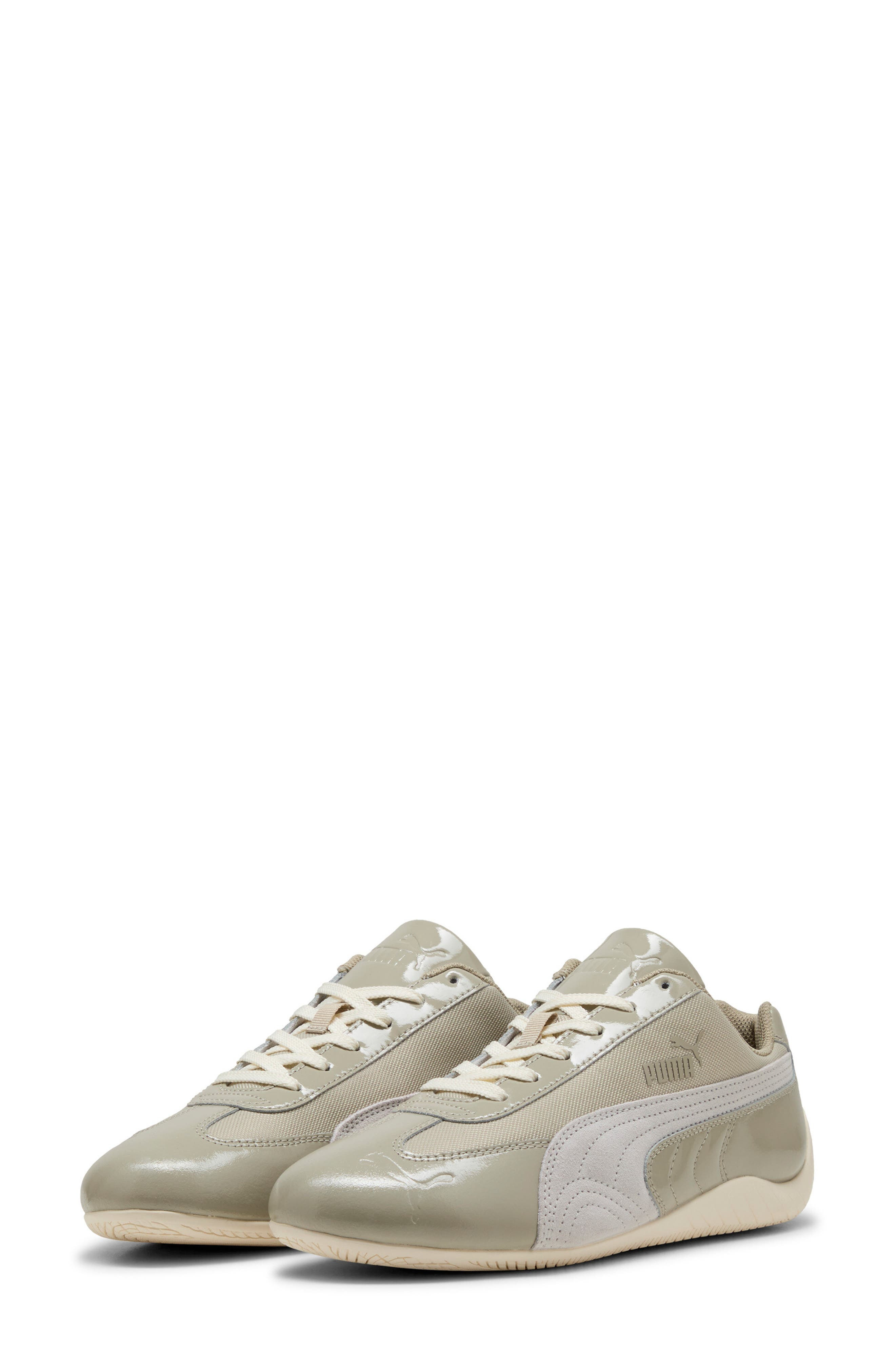 PUMA Speedcat Patent Sneaker in Pebble Gray/Feather Gray at Nordstrom - 5