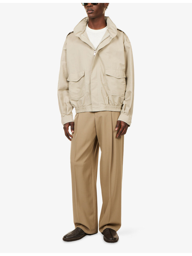 SIMKHAI Shane Funnel-Neck Tech Woven Jacket outlook