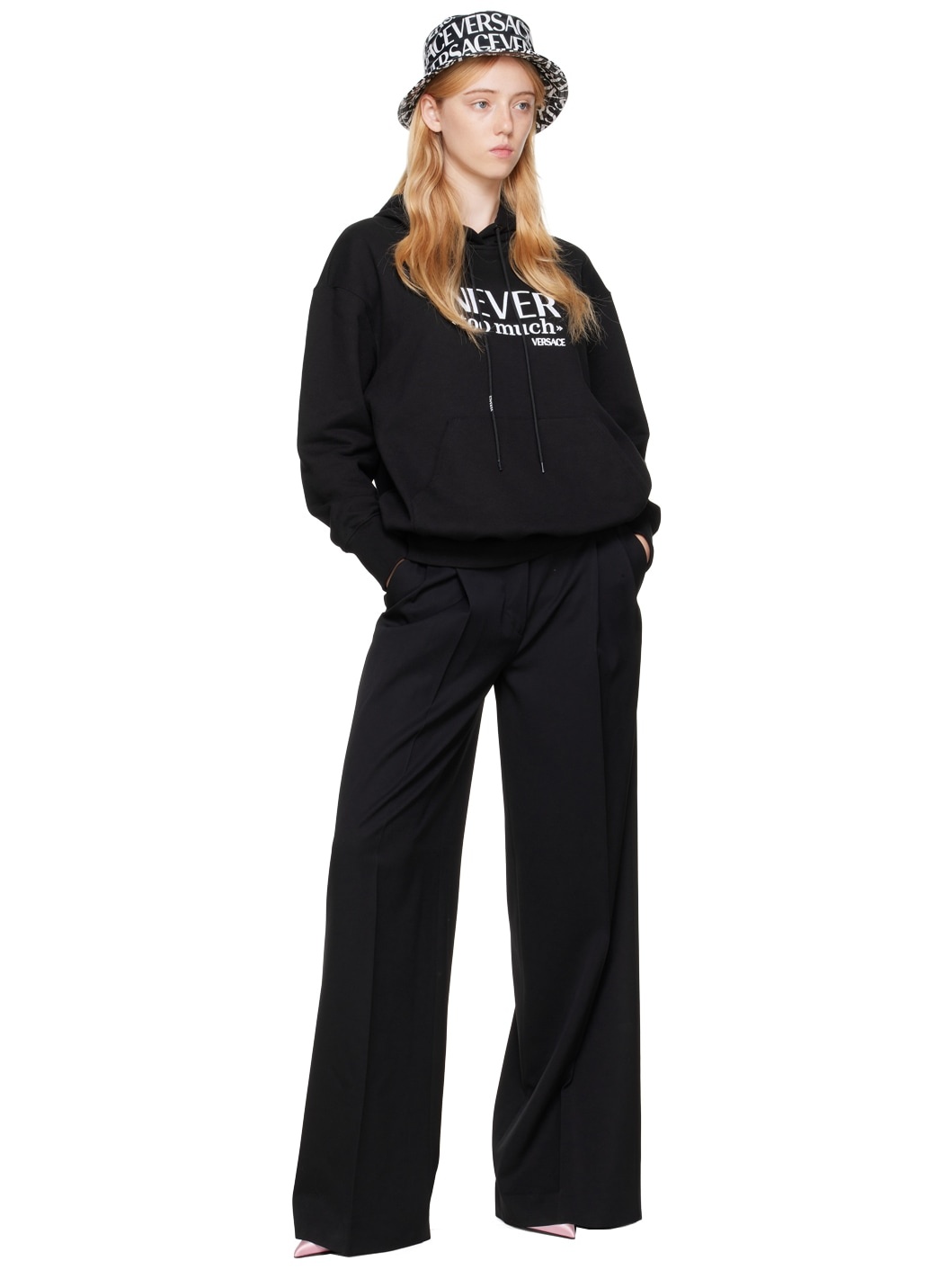 Black Pleated Trousers - 4