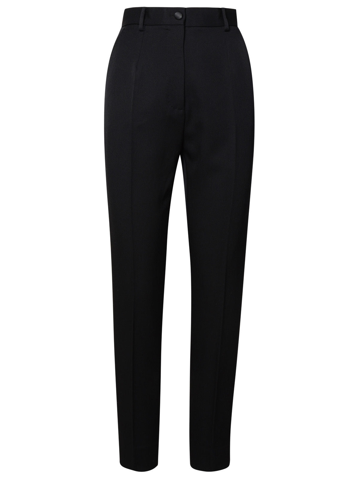Dolce & Gabbana Woman Black Virgin Wool Blend Trousers - 1