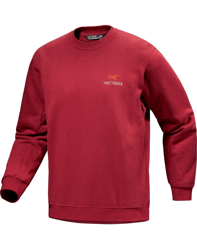 Emblem Fleece Crew Neck Pullover 1