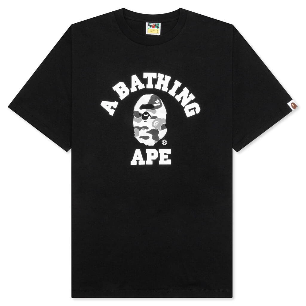 ABC CAMO COLLEGE TEE - BLACK/GREY - 1