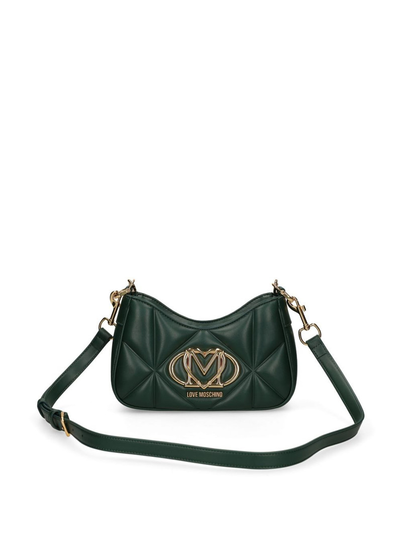quilted logo-plaque shoulder bag 5
