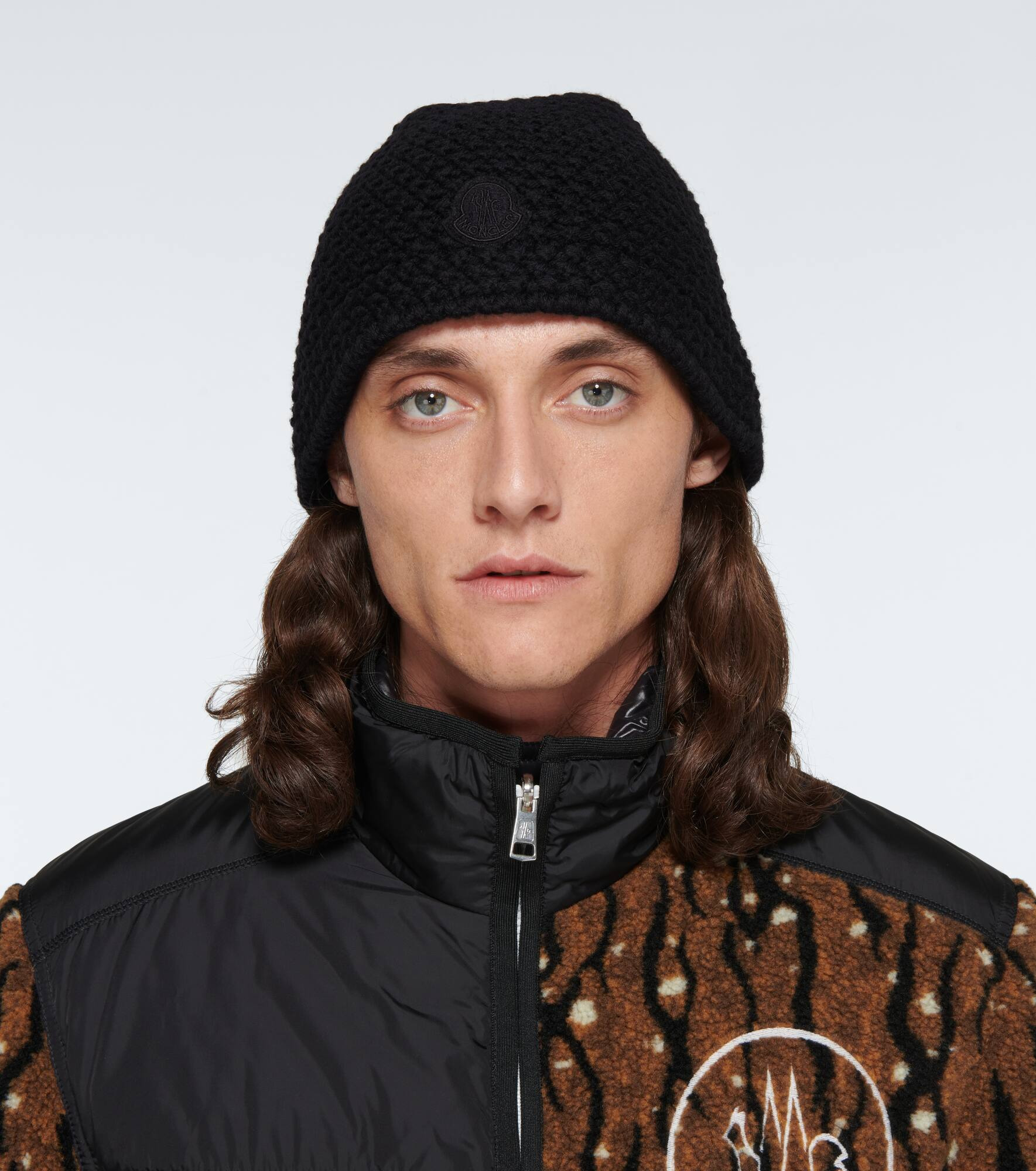 2 Moncler 1952 wool logo hat - 2