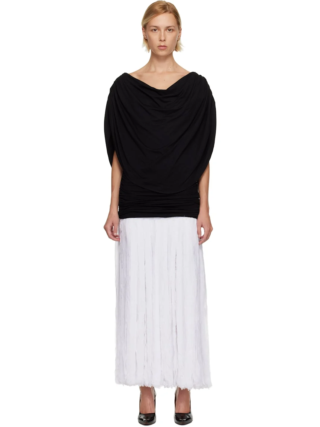 Black & White Laura Maxi Dress - 1