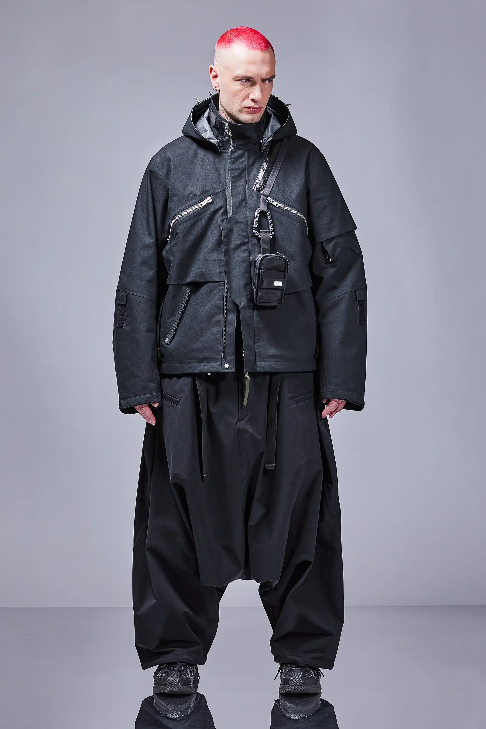 J1WB-BQ 3L Interops Jacket Black - 53