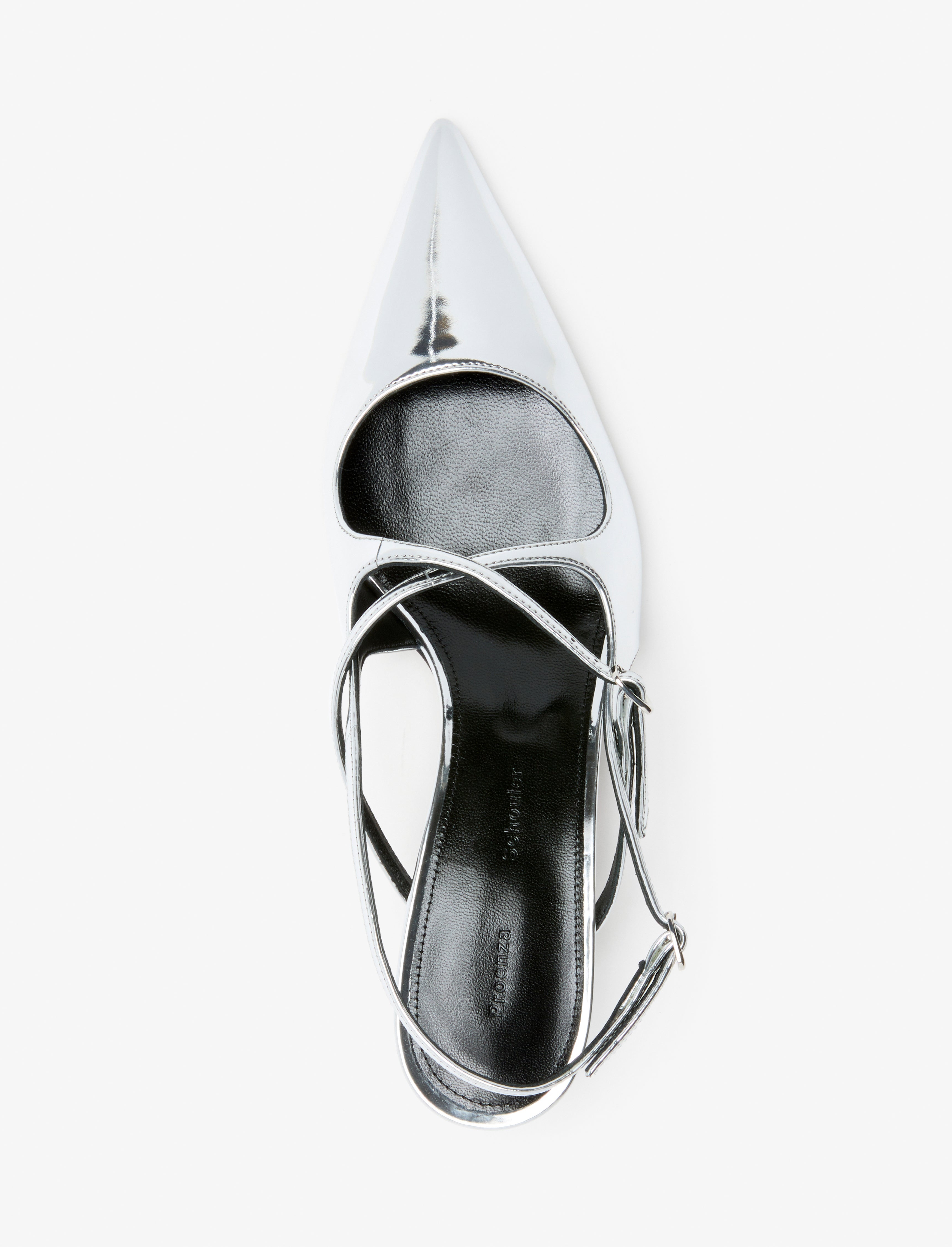 Slash Crossover Slingback Pumps - 4