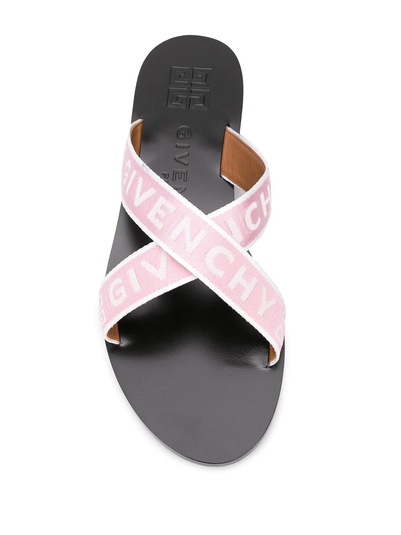 logo strap sandals 4