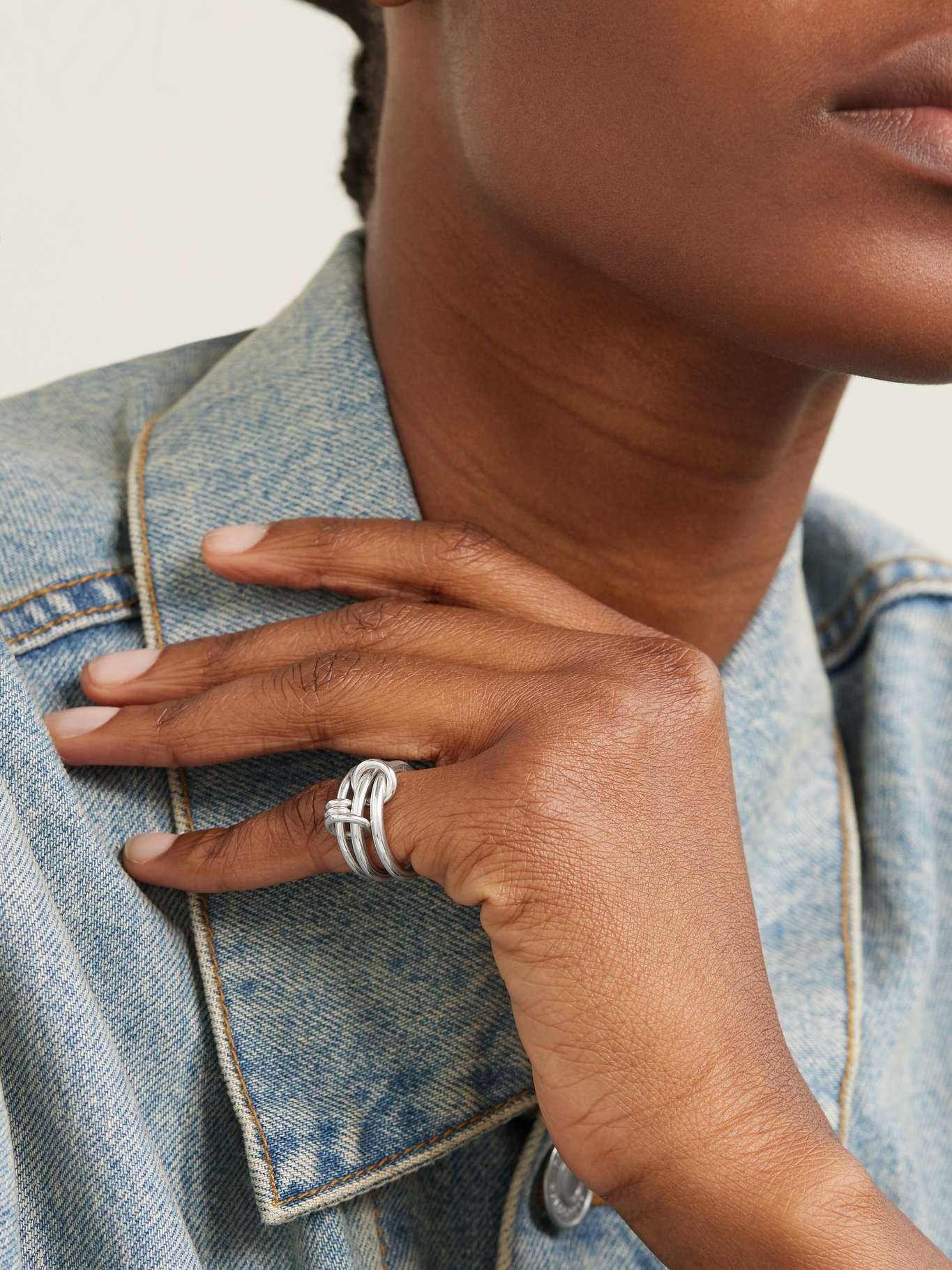 Raneth set of three sterling silver rings - 2