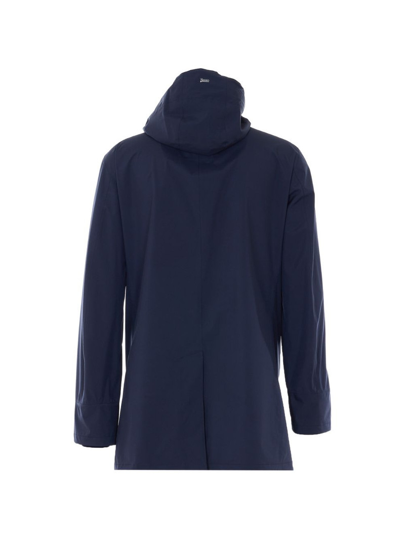 Herno removable hood raincoat outlook