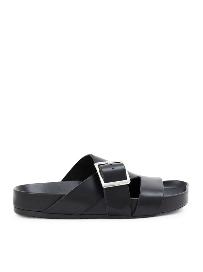 Loewe X Paula`S Ibiza Men Slide Ease Buckle In Vegetable Tanned Calfskin - 1