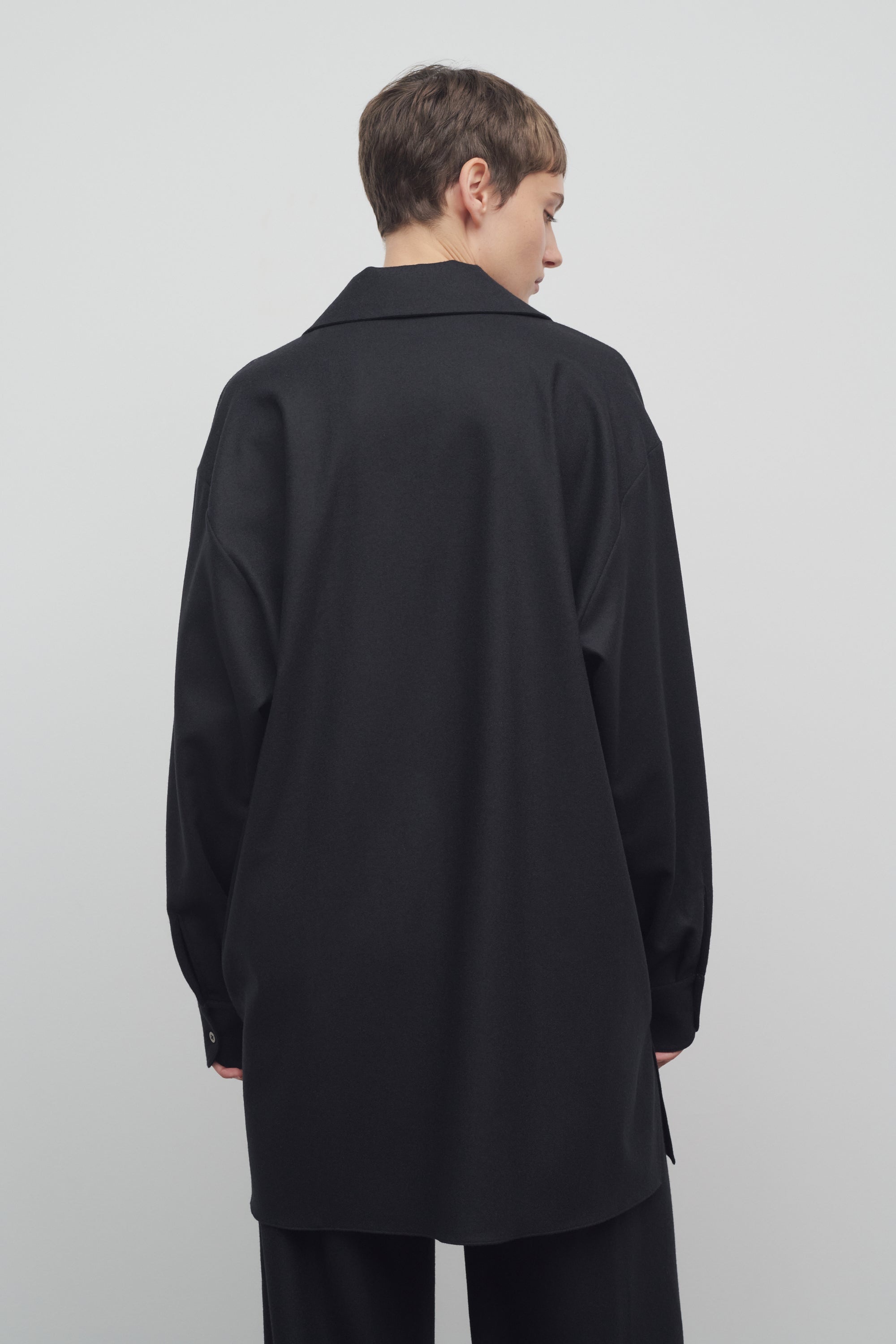 Komako Shirt in Wool and Cashmere - 5