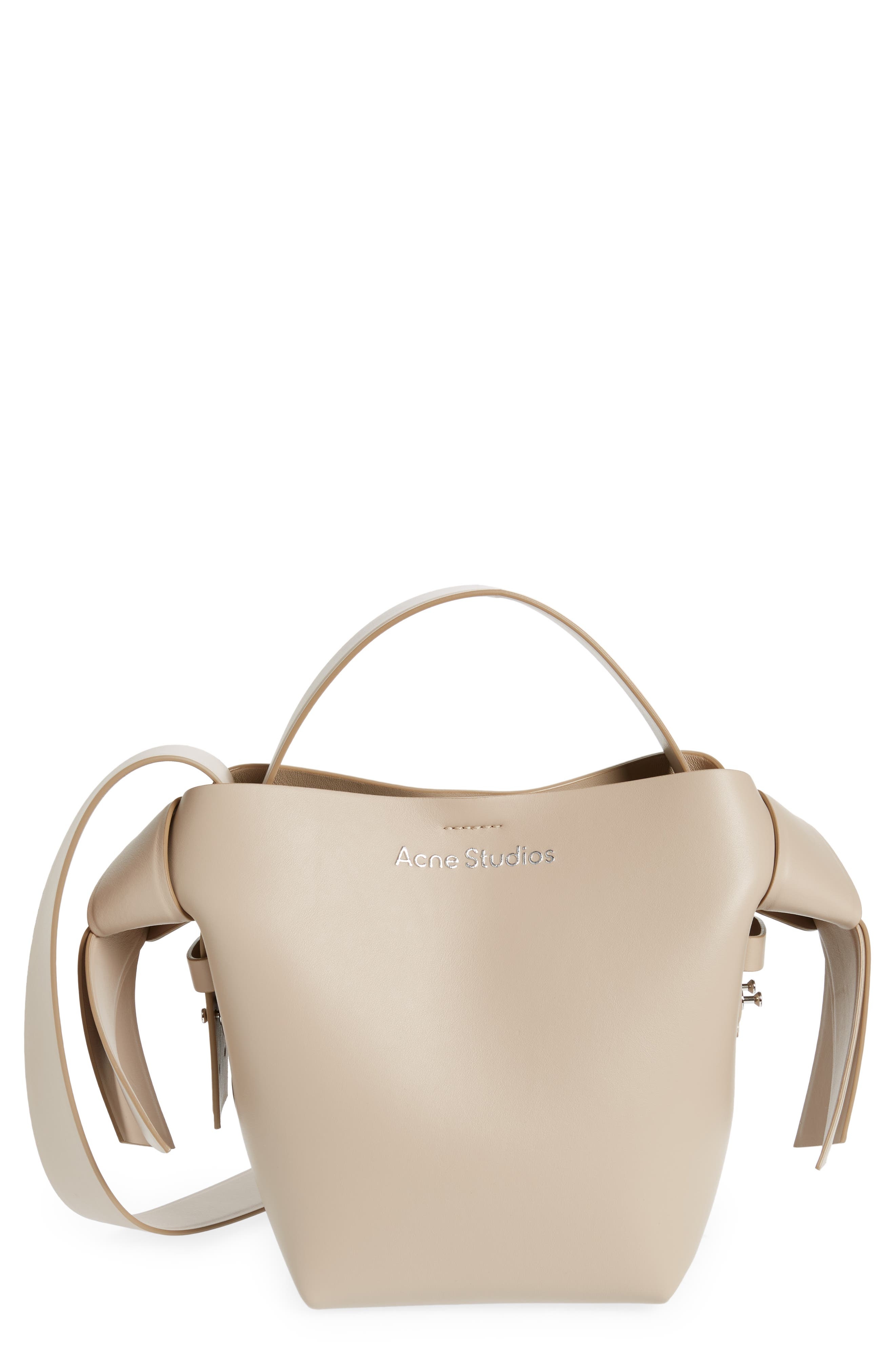 Mini Musubi Leather Top Handle Bag - 1