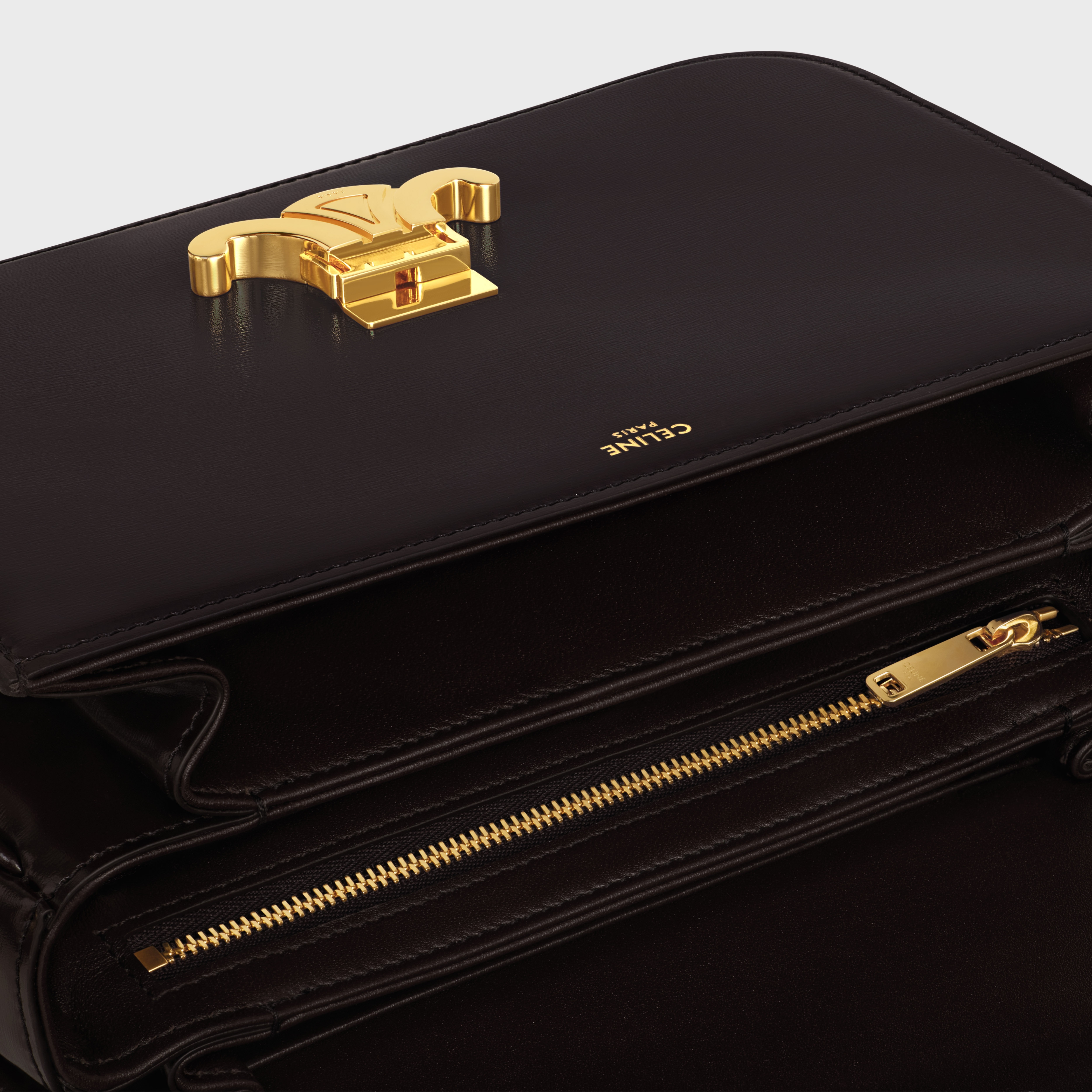 CLASSIQUE TRIOMPHE BAG in shiny calfskin - 4