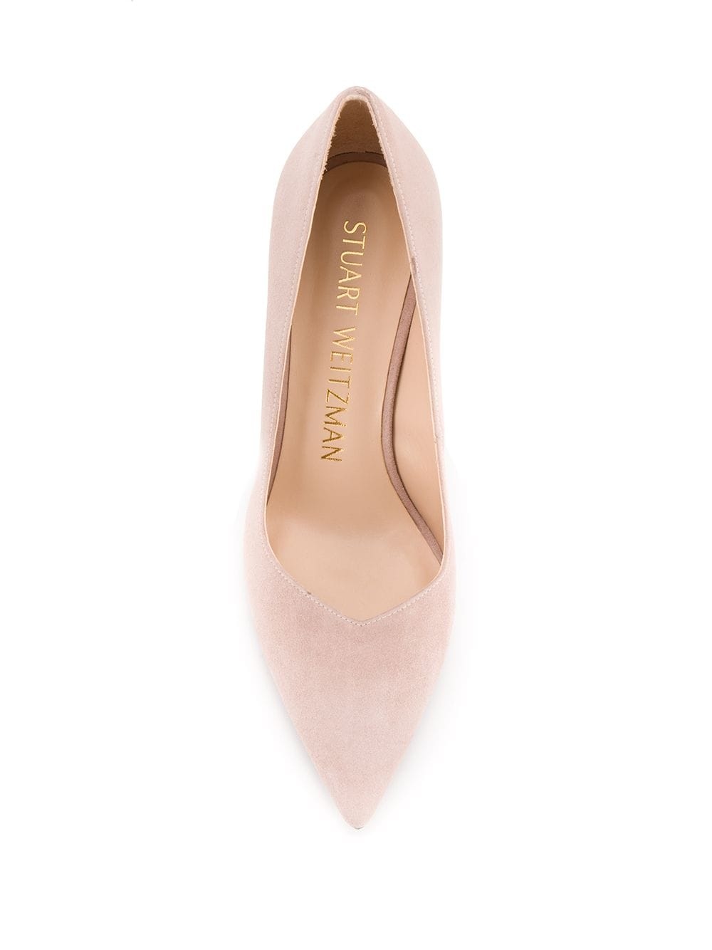 pointed suede pumps - 4