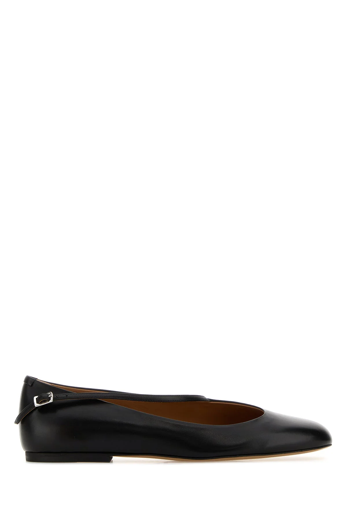 Black leather Elyss ballerinas - 1