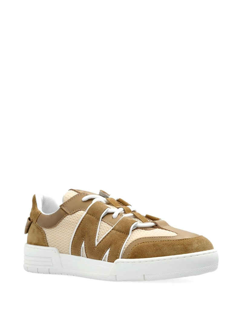 Moschino logo-debossed mesh sneakers outlook