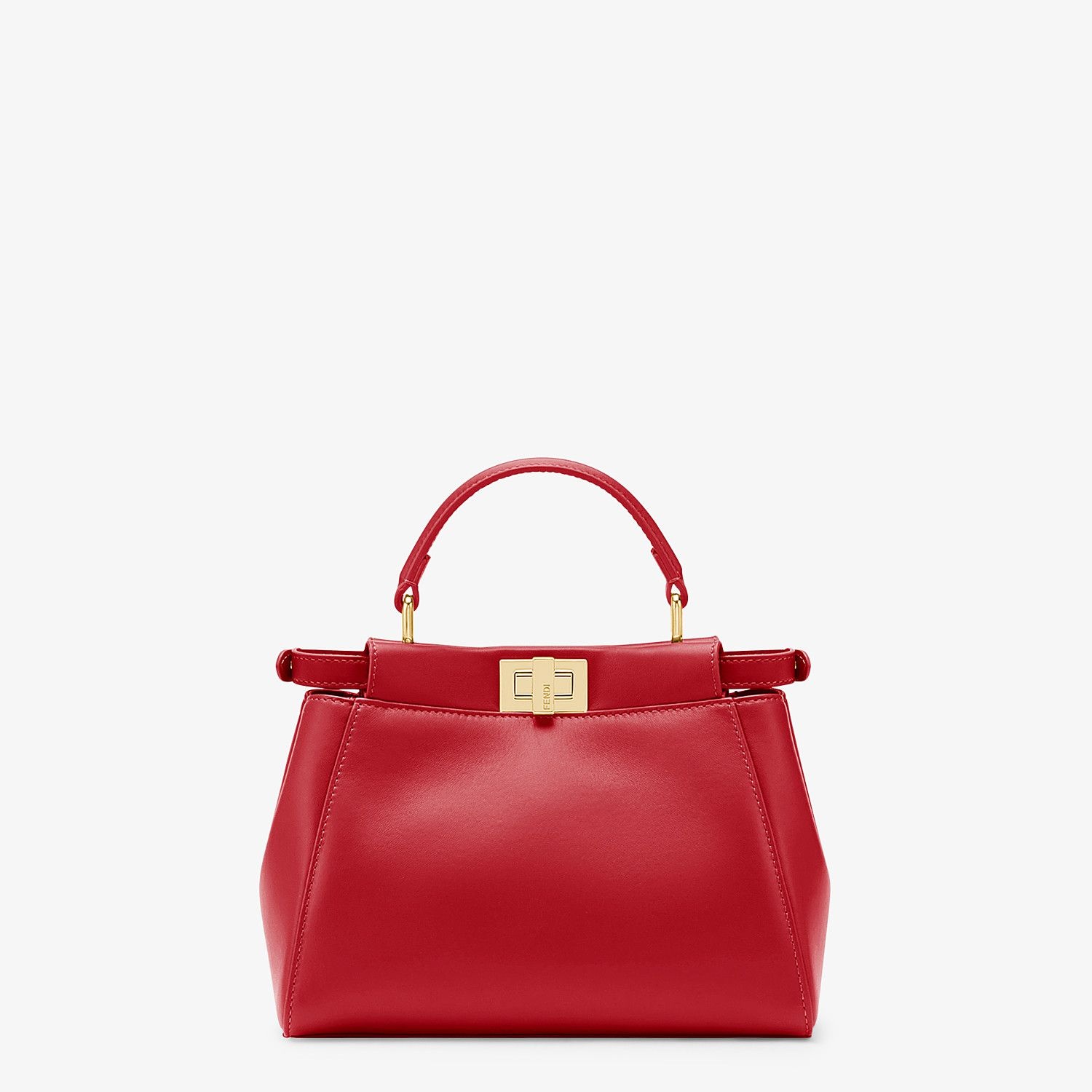 Red leather bag - 3