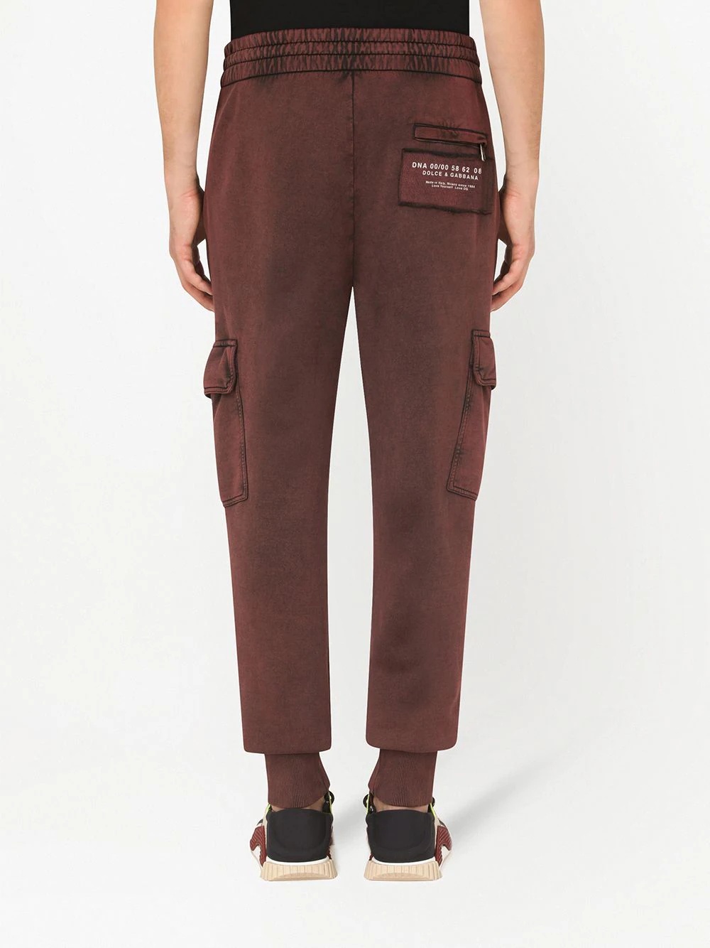 tapered-leg cargo trousers - 4