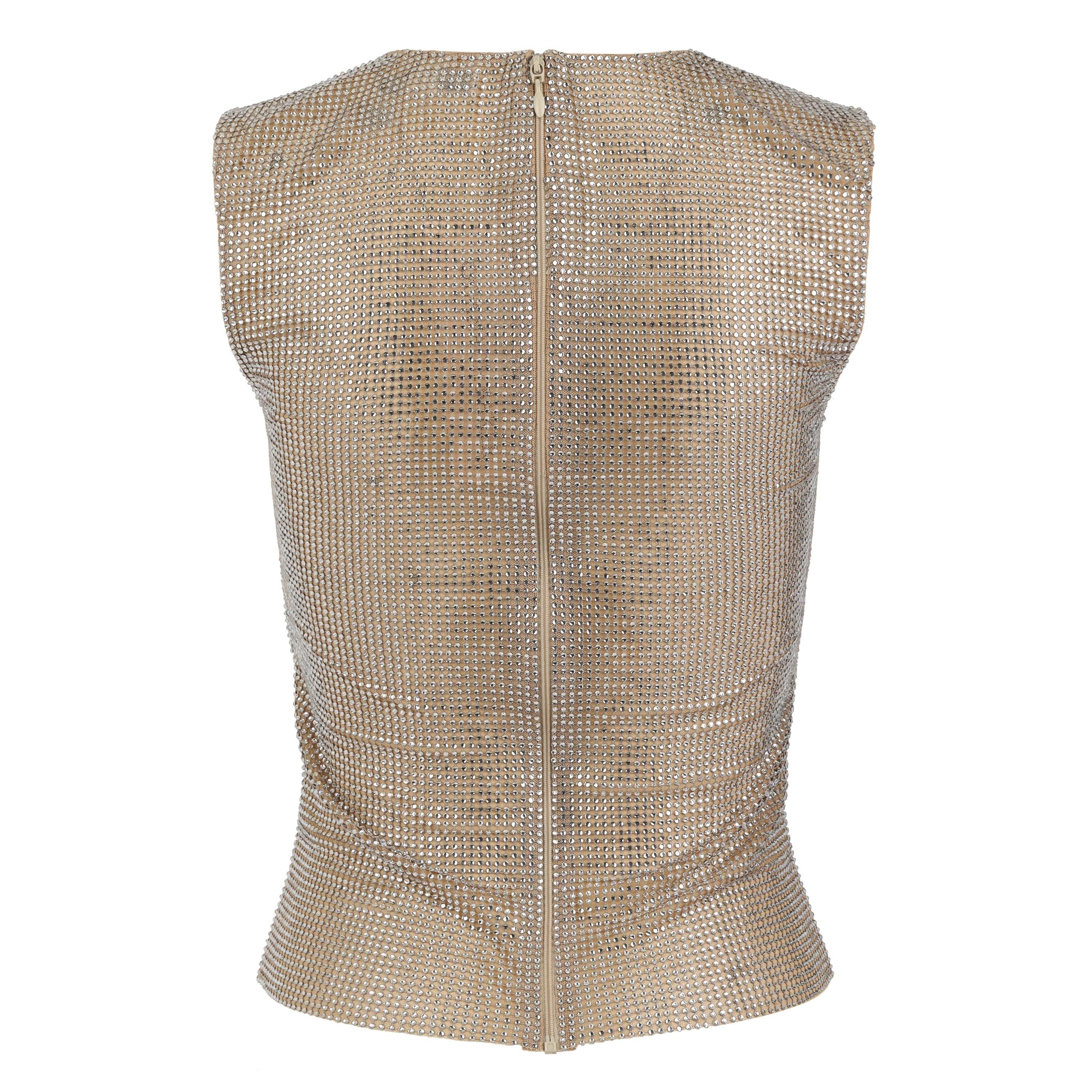 Nude Crystal Tank Top - 2