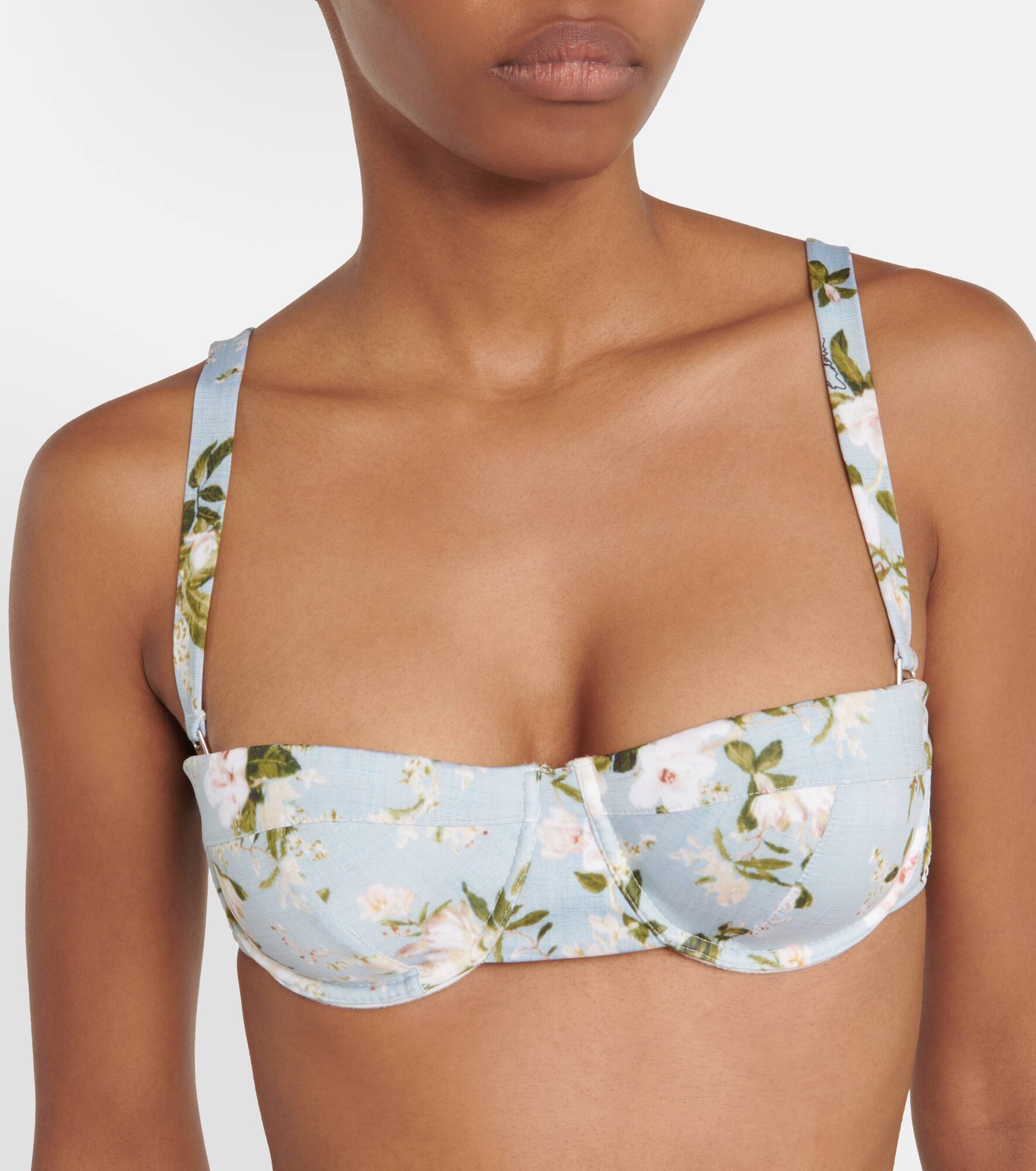 Chun floral bikini top - 4