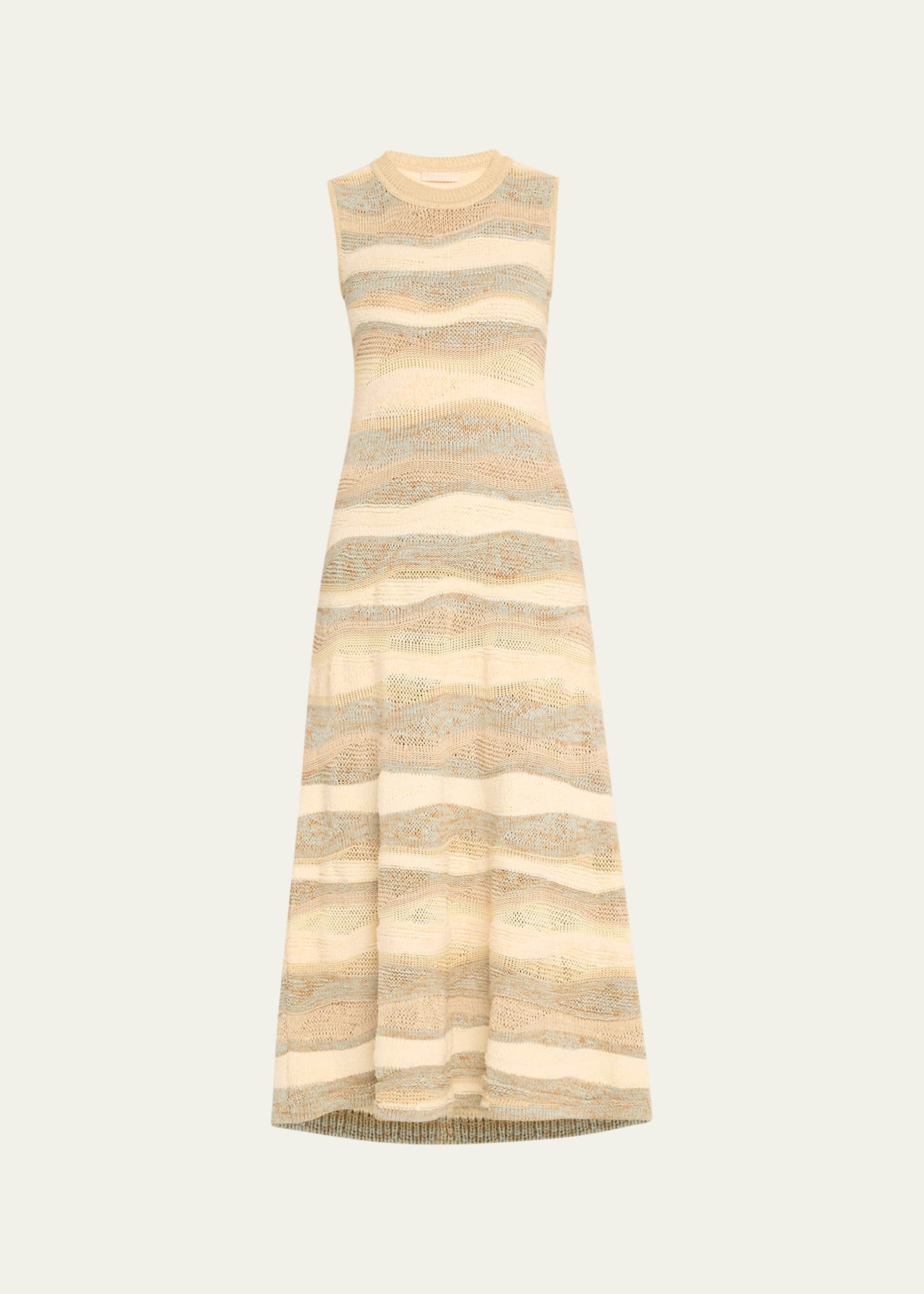 Gaia Knit Sleeveless Midi Dress - 1