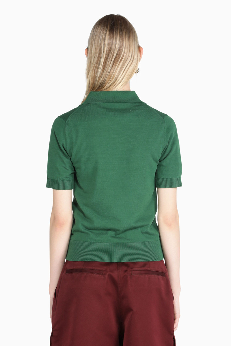 N°21 CRYSTAL-EMBELLISHED POLO SWEATER outlook