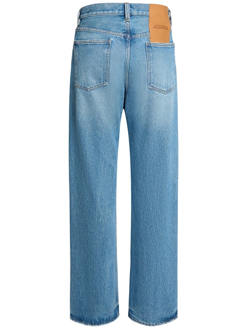 Le De Nîmes Droit denim jeans - 4