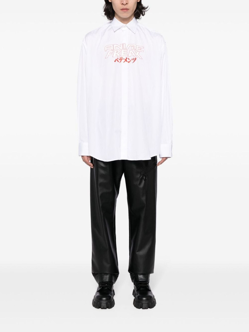 VETEMENTS Anime Freak cotton shirt outlook