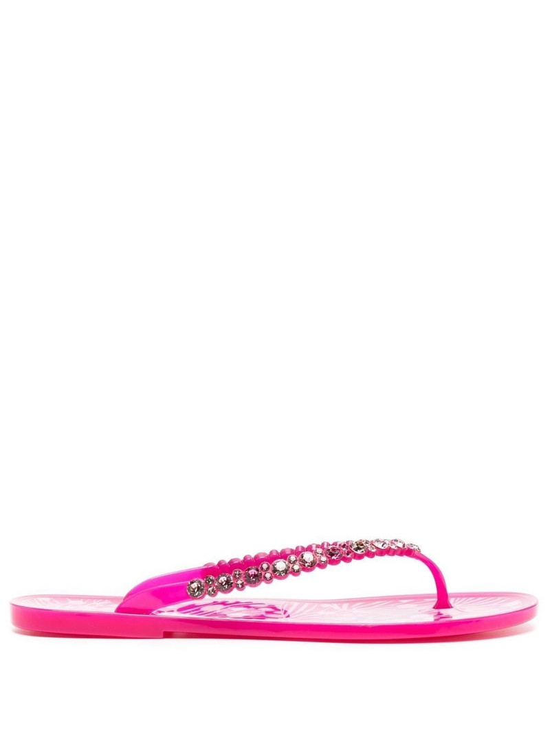 Esme crystal-embellished flip flops 1