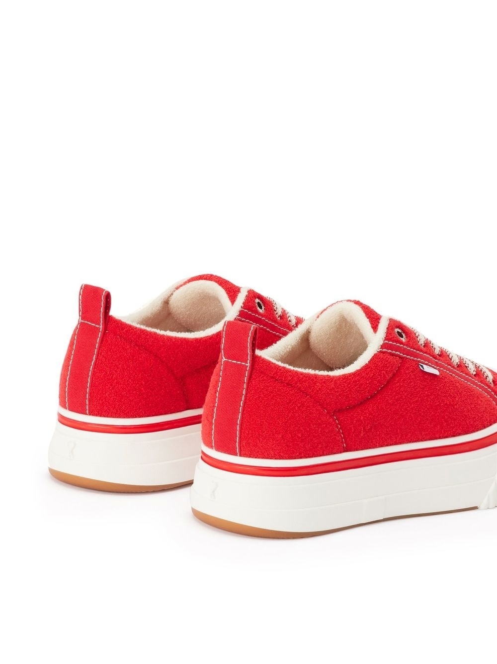 low-top flatform sneakers - 3