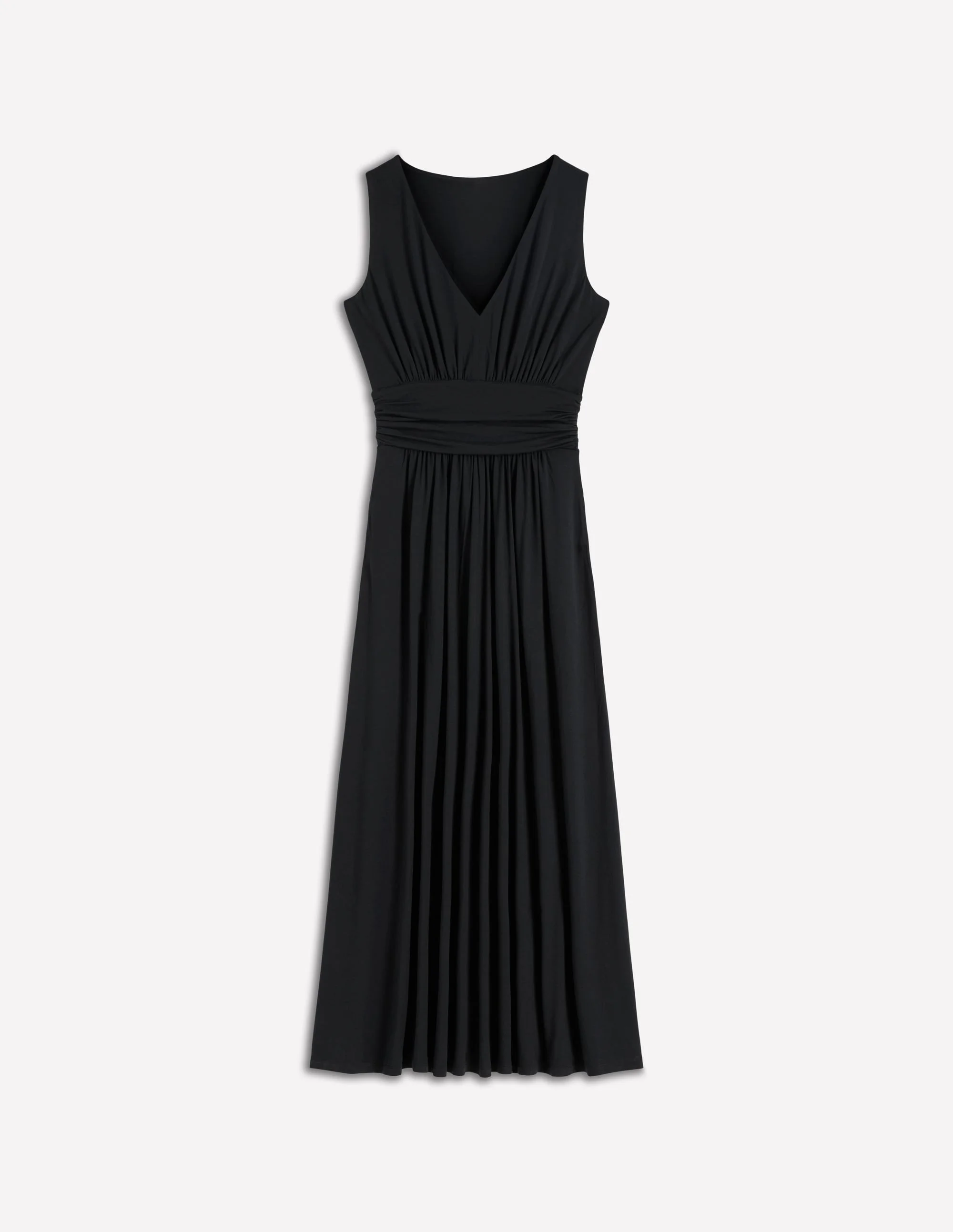 Elodie Jersey Maxi Dress-Black - 1